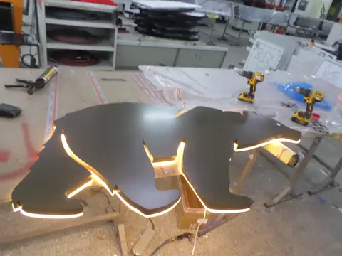 Halo-lit (back-lit) channel letters