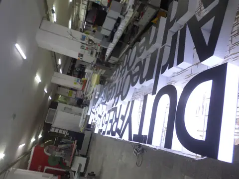 Halo-lit (back-lit) channel letters