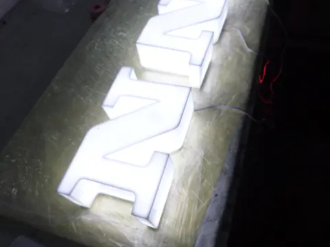 Halo-lit (back-lit) channel letters