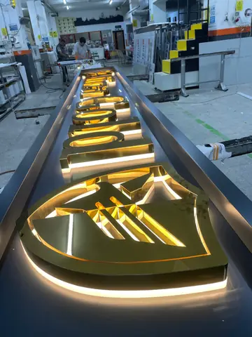 Halo-lit (back-lit) channel letters