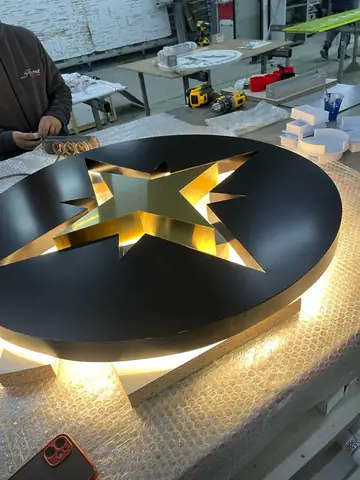 Halo-lit (back-lit) channel letters