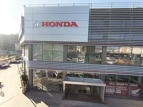 Showroom facade signage
