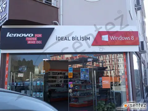 Storefront signage